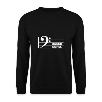 Bassd Scho Basse Basse Bavaroise - Sweat-shirt Unisexe - noir - Devant - Alina (178cm) & Michal (187cm)