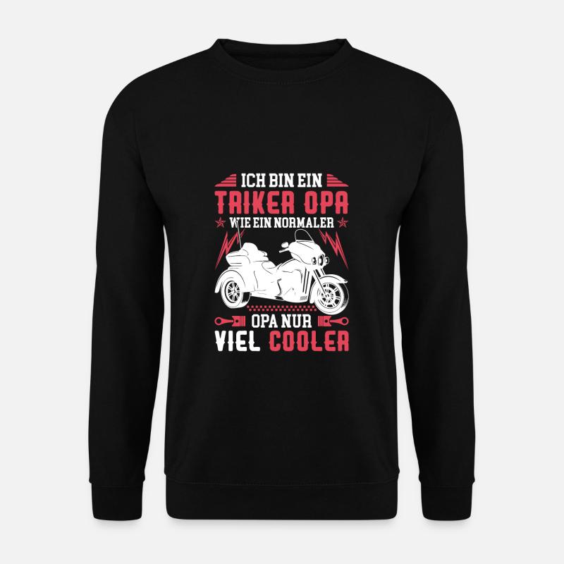 Trike Triker Opa - Unisex Pullover - Schwarz