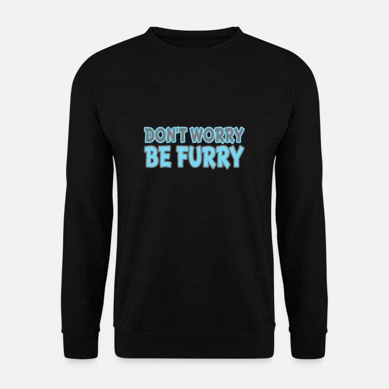 Furry - Unisex Sweatshirt - black