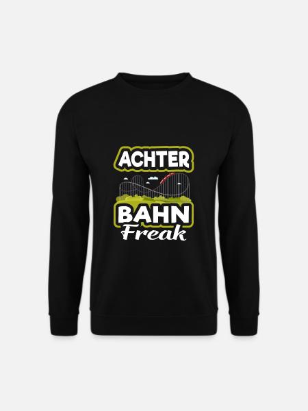 Achterbahn Freizeitpark - Unisex Pullover - Schwarz