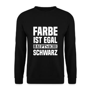 Gothic - Unisex Pullover - Schwarz - Vorne - Alina (178cm) & Michal (187cm)