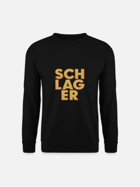 Schlager Schlagermusik - Unisex Pullover - Schwarz