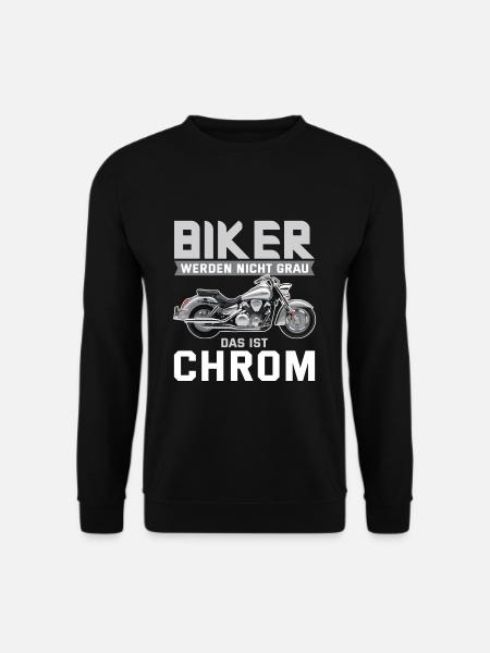 Motorradfahrer Motorrad Biker - Unisex Pullover - Schwarz