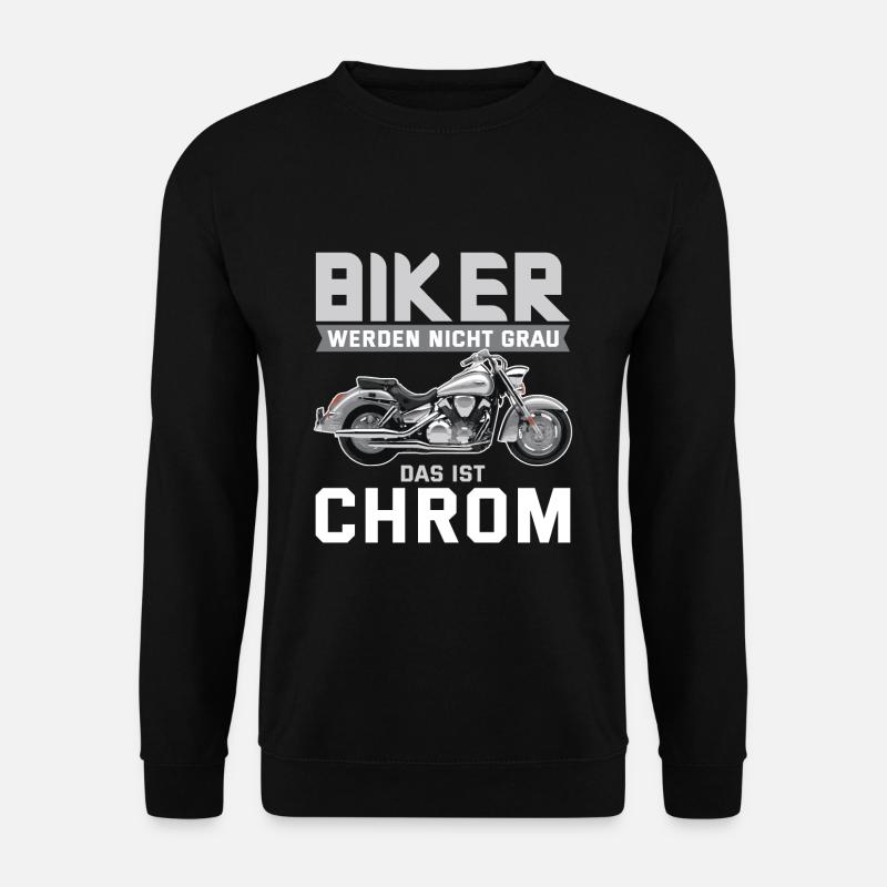 Motorradfahrer Motorrad Biker - Unisex Pullover - Schwarz