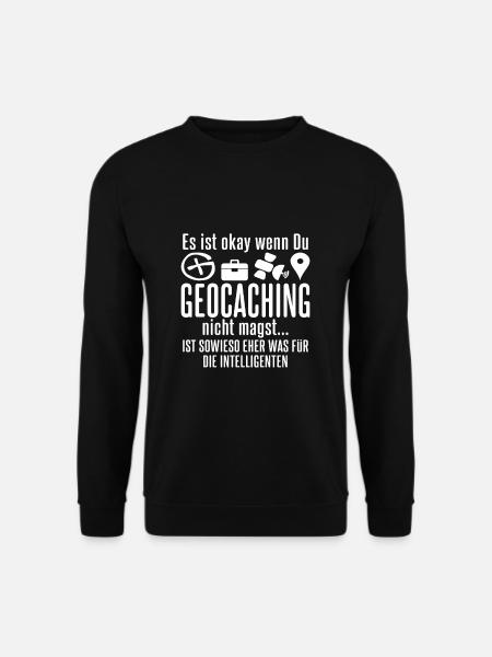 Geocacher Geo Caching - Unisex Pullover - Schwarz