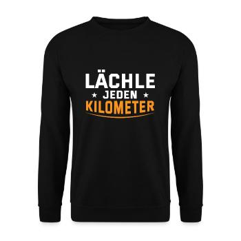 Läufer Laufen Joggen - Unisex Pullover - Schwarz - Vorne - Alina (178cm) & Michal (187cm)