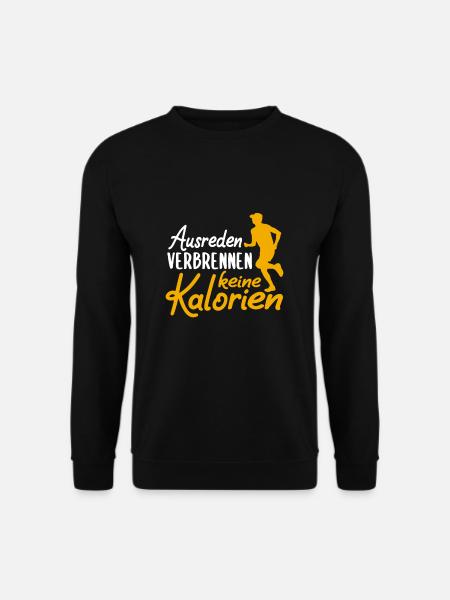 Läufer Joggen Laufen - Unisex Pullover - Schwarz