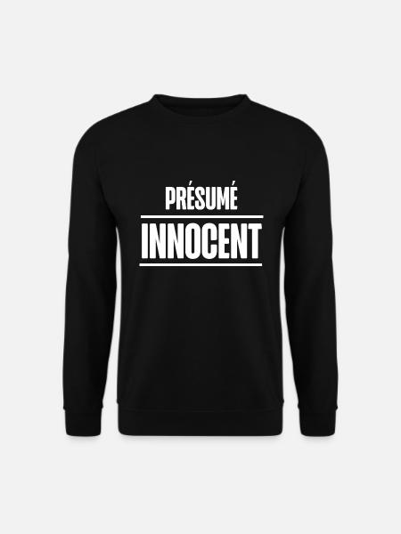 présumé innocent - Sweat-shirt Unisexe - noir