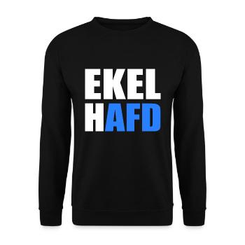 ekelhafd - Unisex Pullover - Schwarz - Vorne - Alina (178cm) & Michal (187cm)