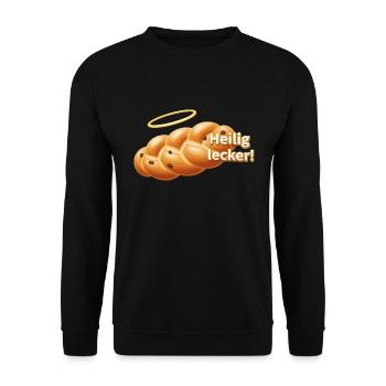 Sacré délicieux ! - Sweat-shirt Unisexe - noir - Devant - Alina (178cm) & Michal (187cm)