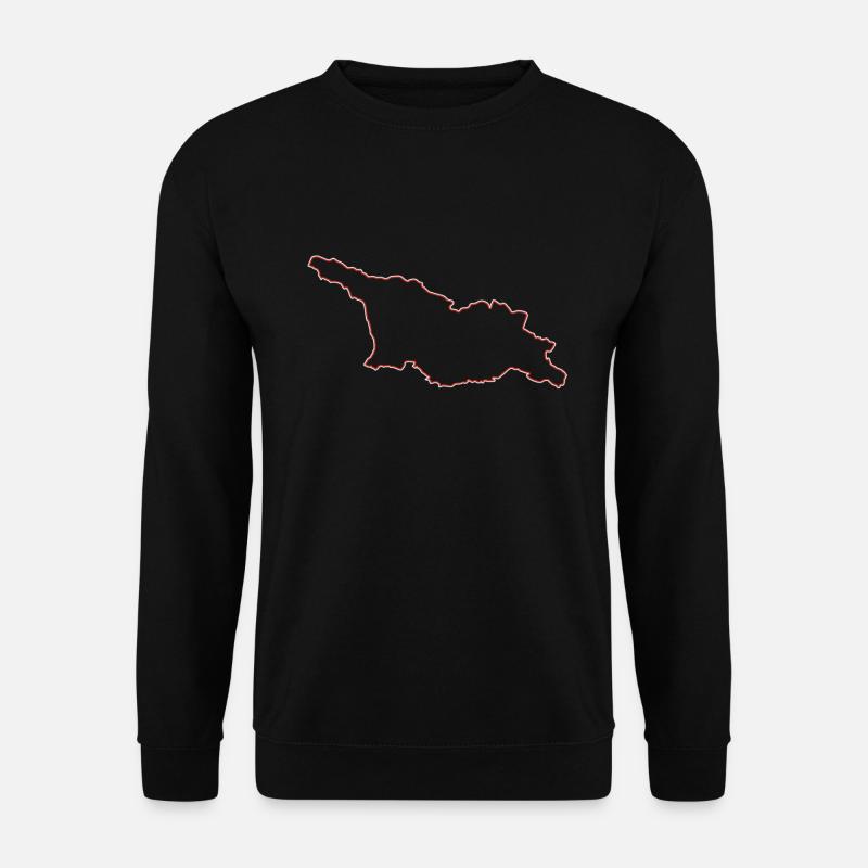 Georgien - Unisex Pullover - Schwarz