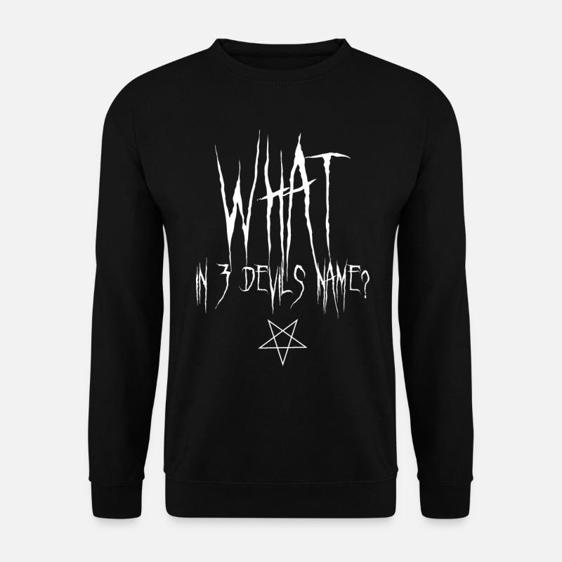 Denglisches Sprichwort - Unisex Pullover - Schwarz