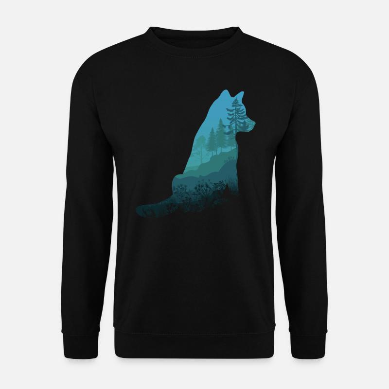 Timber wolf - Unisex Sweatshirt - black