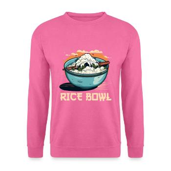 Asiatische Reisbowl Asia Food Food Lover Ramen - Unisex Pullover - Pink - Vorne