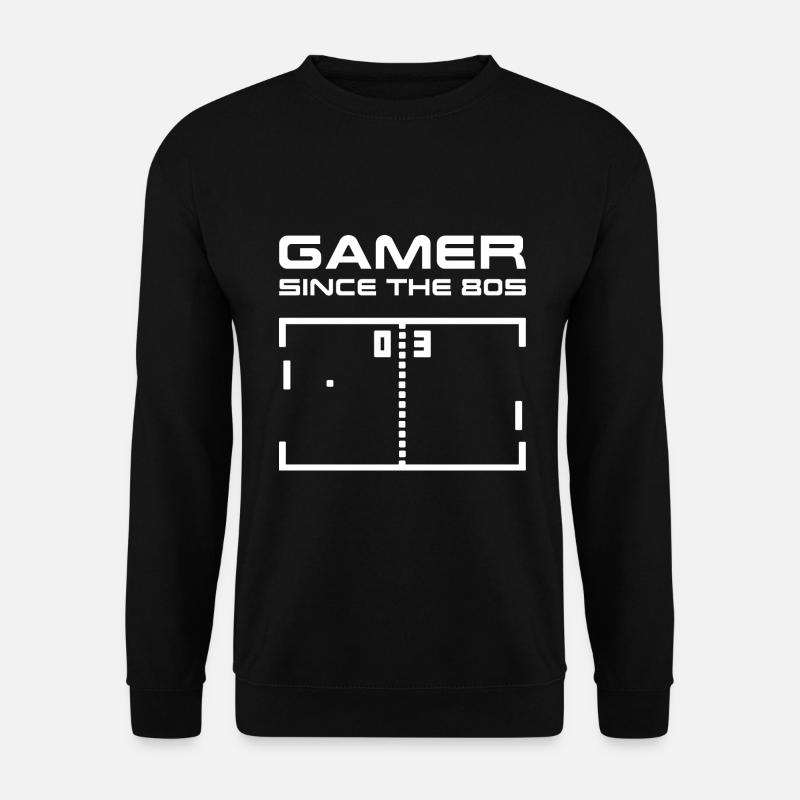 Retro Gamer 80s - Unisex Pullover - Schwarz