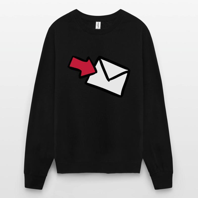 Letter E-Mail mail letter lettre message dispatch Unisex Sweatshirt