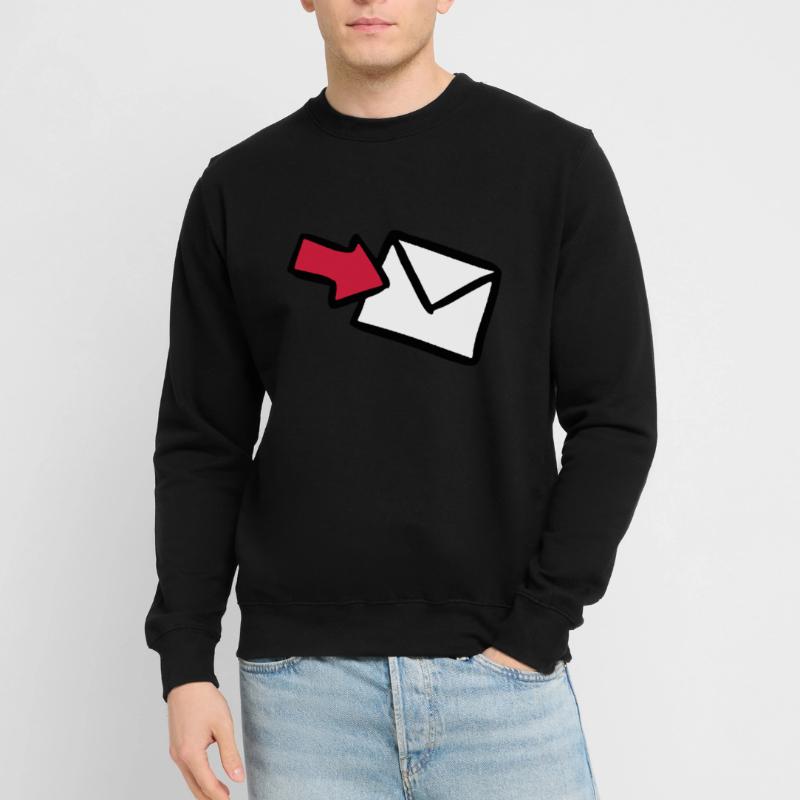 Letter E-Mail mail letter lettre message dispatch Unisex Sweatshirt