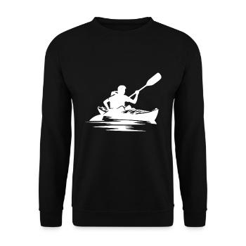 Kayak de rivière Bateau Équipement de relaxation - Sweat-shirt Unisexe - noir - Devant - Alina (178cm) & Michal (187cm)