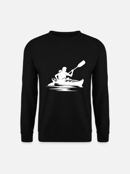 River kajak båd afslapning udstyr - Unisex sweater - sort