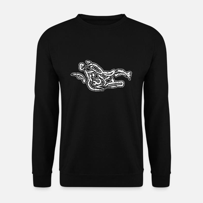 CMX500 Rebel Kalligraphie Motorrad Cruiser Bobber - Unisex Pullover - Schwarz