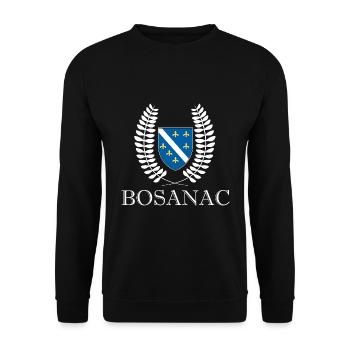 Bosnia Serbian bosnia young - Unisex Sweatshirt - black - Front - Alina (178cm) & Michal (187cm)