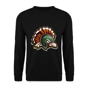 Gobble and Tackle Thanksgiving Football américain - Sweat-shirt Unisexe - noir - Devant - Alina (178cm) & Michal (187cm)