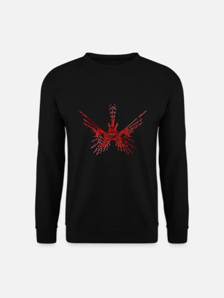 Dangerously beautiful lionfish - Unisex Sweatshirt - black