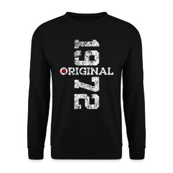 54E ANNIVERSAIRE ORIGINAL 1972 - Sweat-shirt Unisexe - noir - Devant - Alina (178cm) & Michal (187cm)
