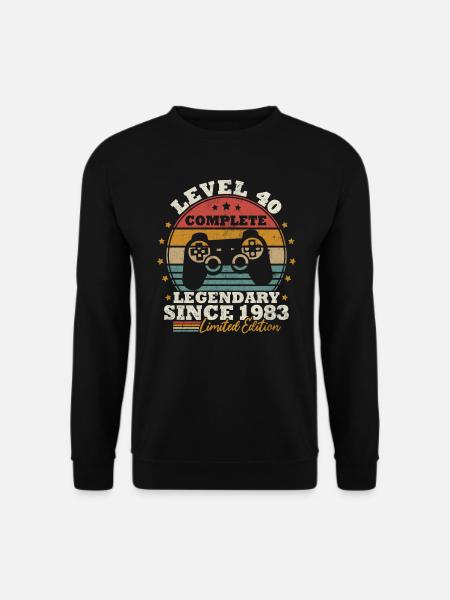Level 40 unlocked - Unisex Sweatshirt - black