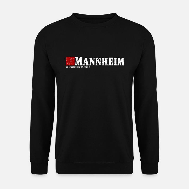 Mannheim meine Stadt, die ich liebe - Unisex Pullover - Schwarz