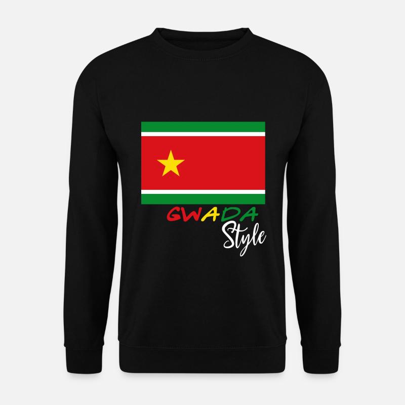 Gwada Style Drapeau Guadeloupe - Sweat-shirt Unisexe - noir