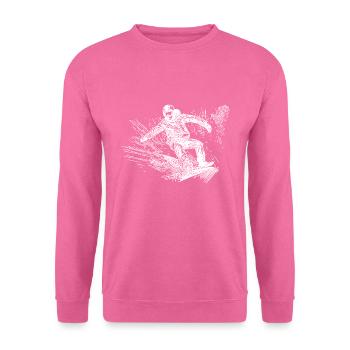 Snowboarding Ride Style Tiefschnee Snowboard Move - Unisex Pullover - Pink - Vorne