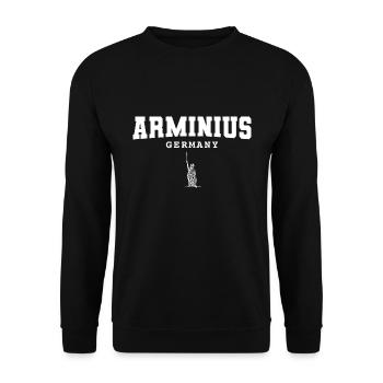 ARMINIUS Allemagne - Sweat-shirt Unisexe - noir - Devant - Alina (178cm) & Michal (187cm)