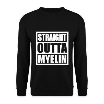 Multiple Sclerosis Awareness Month - Unisex Pullover - Schwarz - Vorne - Alina (178cm) & Michal (187cm)