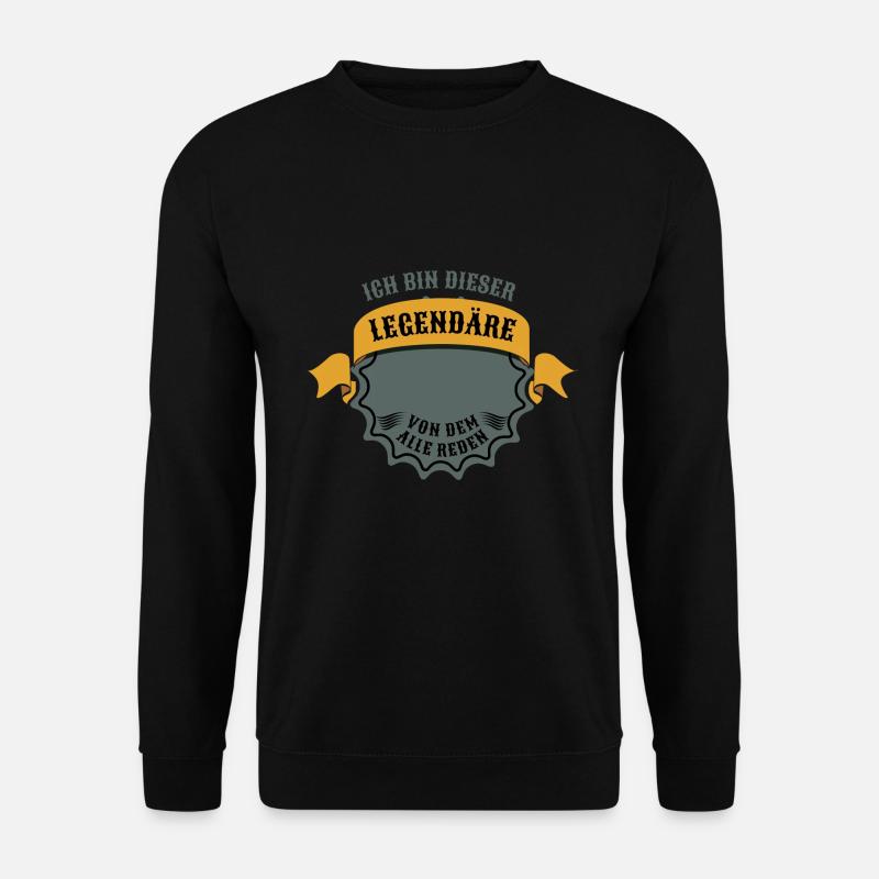 Legendäre personalisierte Geschenke - Unisex Pullover - Schwarz