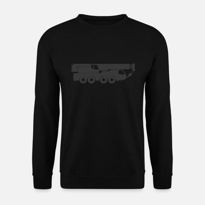 Symbolsymbol des Mobilkrans. - Unisex Pullover - Schwarz