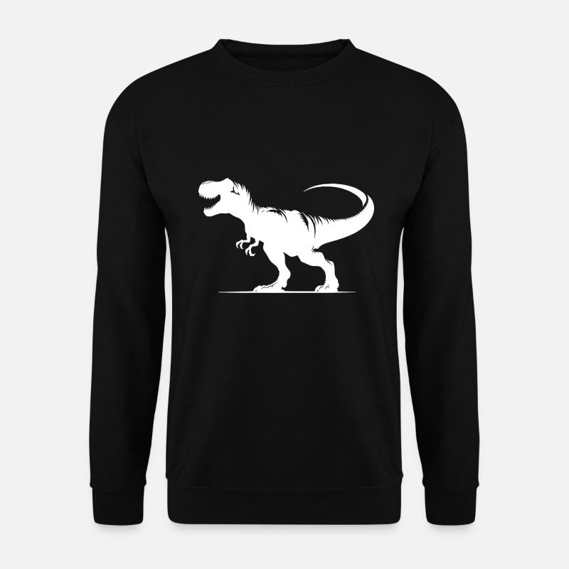 Brüllender T-Rex Dinosaurier - Tyrannosaurus Dino - Unisex Pullover - Schwarz
