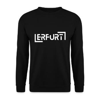 Erfurt - Unisex Pullover - Schwarz - Vorne - Alina (178cm) & Michal (187cm)