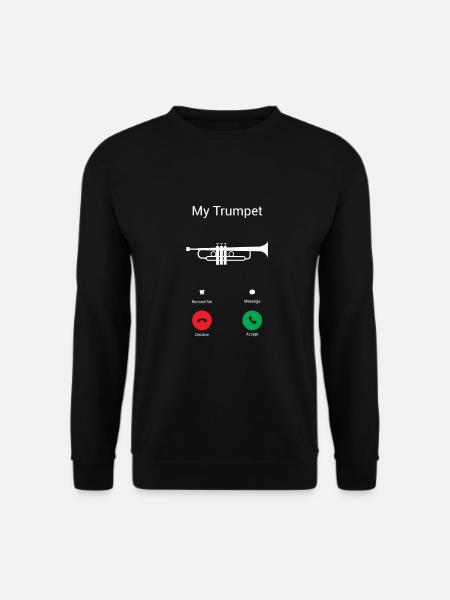 Die Trompete ruft - Unisex Pullover - Schwarz