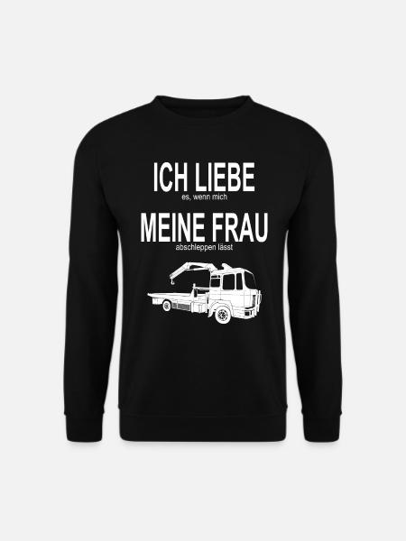 Abschlepper Abschleppwagen Abschleppdienst - Unisex Pullover - Schwarz