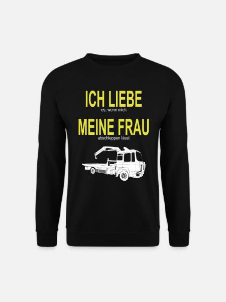 Abschleppwagen Abschleppdienst Abschlepper - Unisex Pullover - Schwarz