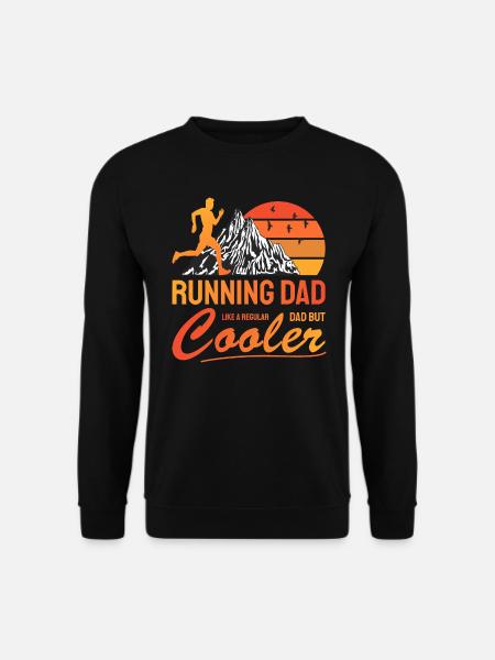 Running Dad Cooler Geschenk für Papa Läufer - Unisex Pullover - Schwarz