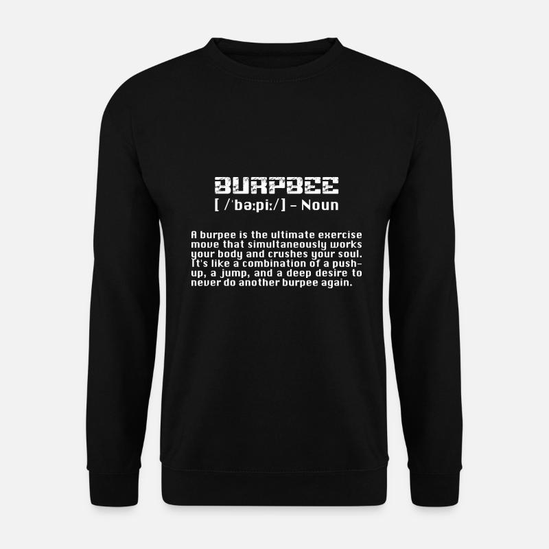 Burpee - Definition aus dem Wörterbuch - Unisex Pullover - Schwarz