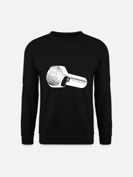 Werkstattschrauber Schrauber Papa Schraube - Unisex Pullover - Schwarz
