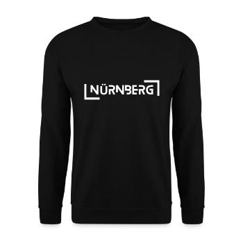 Nuremberg - Unisex Sweatshirt - black - Front - Alina (178cm) & Michal (187cm)