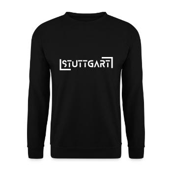 Stuttgart - Unisex Sweatshirt - black - Front - Alina (178cm) & Michal (187cm)