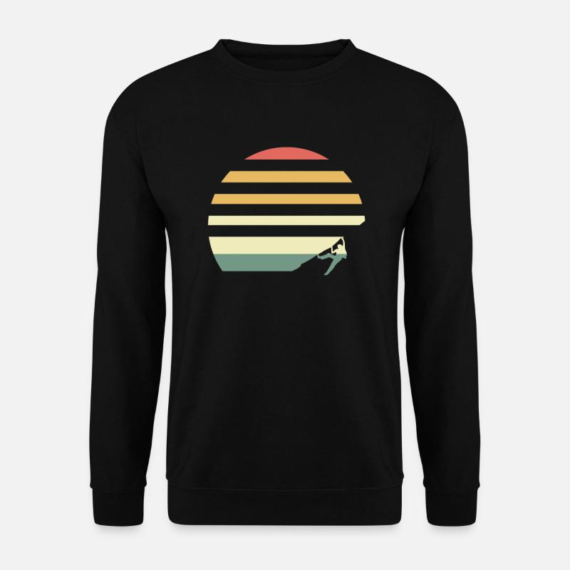 Climbing Bouldering Free Climbing Gift - Unisex Sweatshirt - black