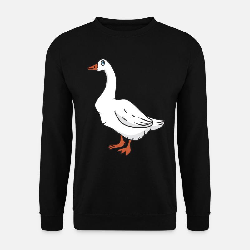 Gans - Unisex Pullover - Schwarz