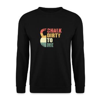 Kettlebell Kettleball Fitness Training Cadeau - Sweat-shirt Unisexe - noir - Devant - Alina (178cm) & Michal (187cm)