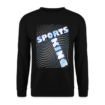 Sports - Unisex Sweatshirt - black - Front - Alina (178cm) & Michal (187cm)